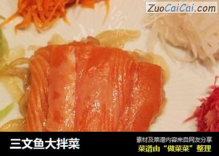 三文鱼大拌菜