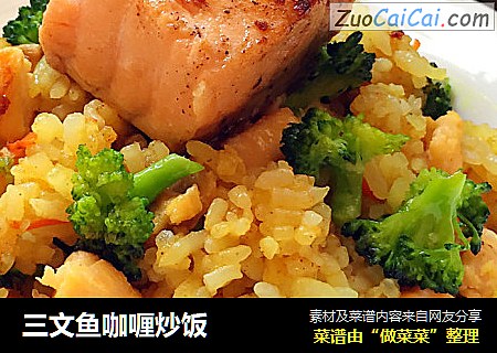三文鱼咖喱炒饭
