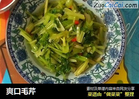 爽口毛芹