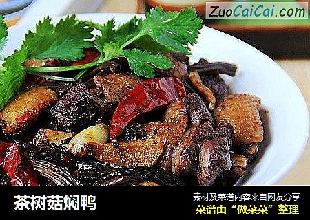 茶树菇焖鸭