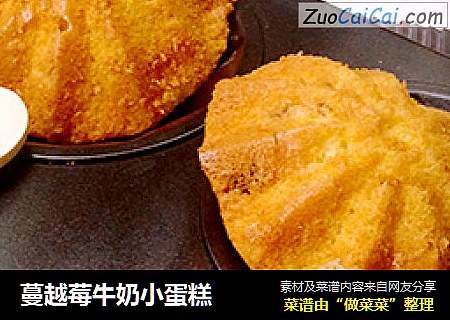 蔓越莓牛奶小蛋糕