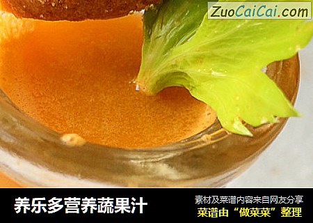 养乐多营养蔬果汁