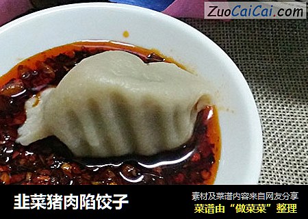 韭菜猪肉陷饺子