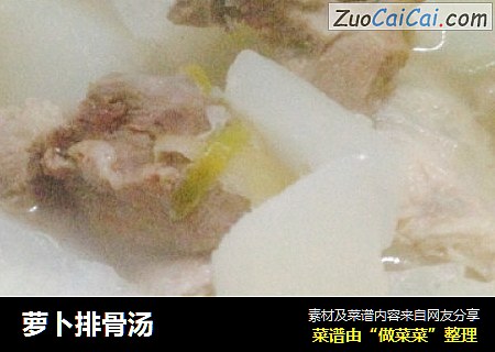 萝卜排骨汤