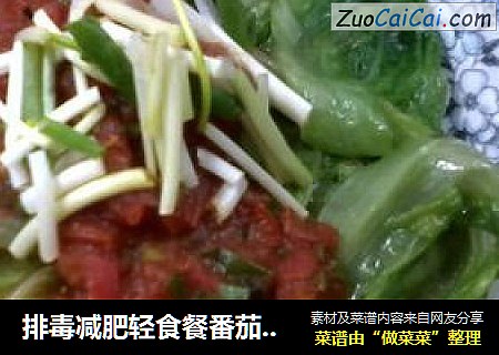 排毒减肥轻食餐番茄酱生菜