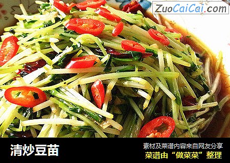 清炒豆苗