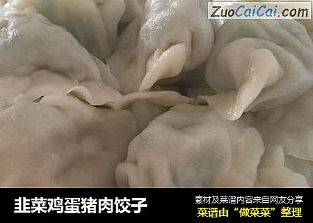 韭菜鸡蛋猪肉饺子