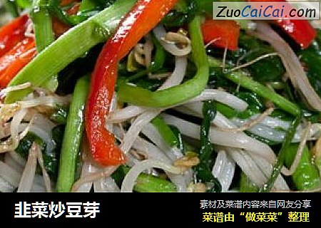韭菜炒豆芽