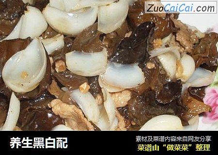 养生黑白配