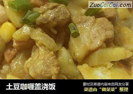 土豆咖喱盖浇饭