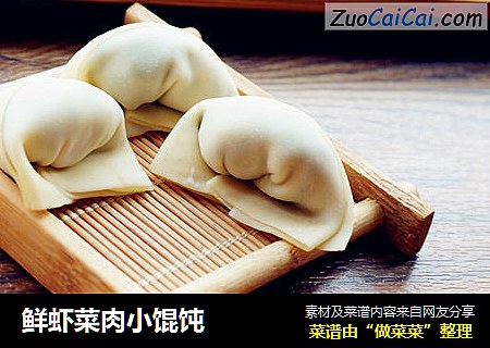 鲜虾菜肉小馄饨