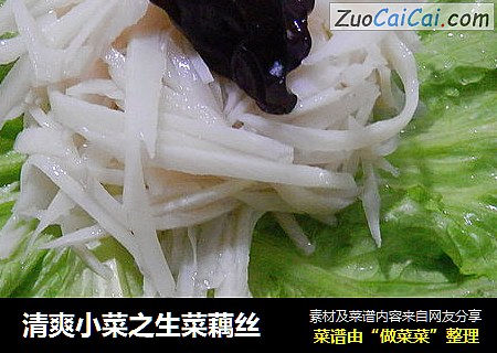 清爽小菜之生菜藕丝