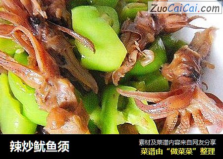 辣炒鱿鱼须
