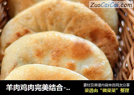 羊肉鸡肉完美结合---洋葱鲜肉饼