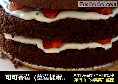 可可香莓（草莓裸蛋糕）