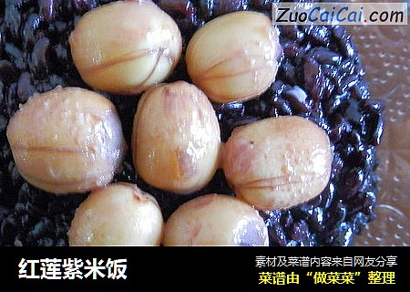红莲紫米饭