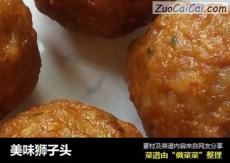 美味狮子头