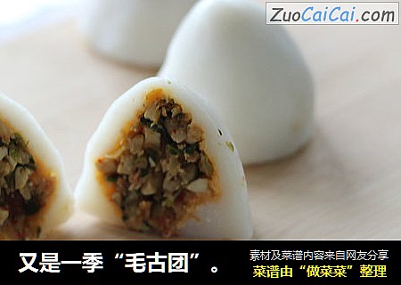 又是一季“毛古团”。
