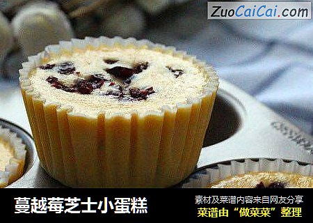 蔓越莓芝士小蛋糕