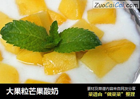 大果粒芒果酸奶