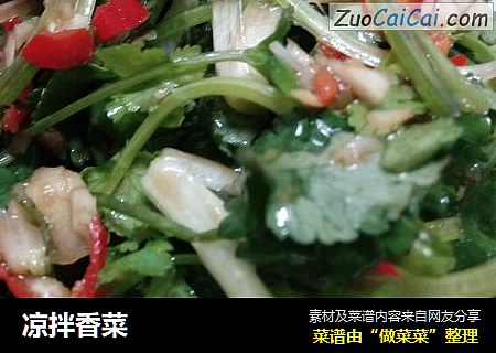 凉拌香菜