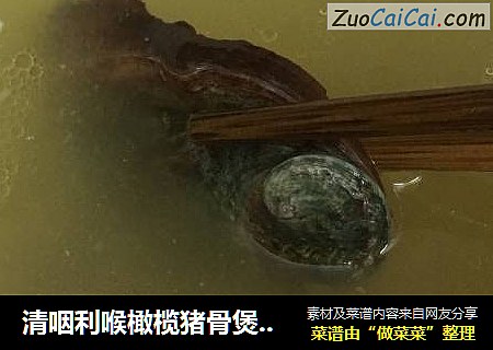 清咽利喉橄榄猪骨煲鲍鱼汤