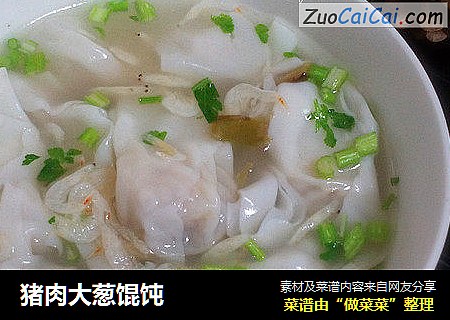 猪肉大葱馄饨