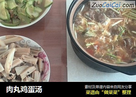肉丸鸡蛋汤