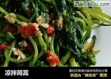 凉拌茼蒿