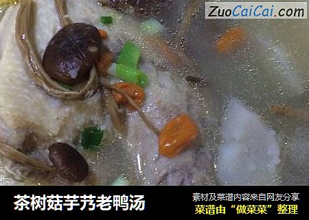 茶树菇芋艿老鸭汤