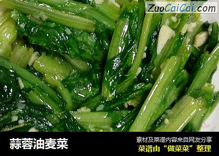 蒜蓉油麦菜
