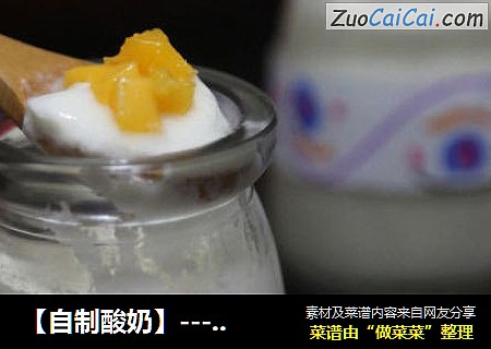 【自制酸奶】--- 小朋友称赞味道太棒啦！