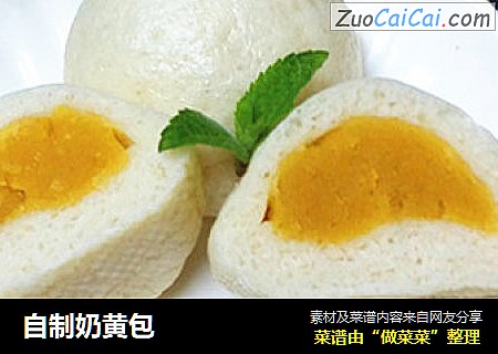 自制奶黄包
