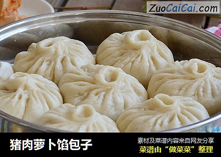 猪肉萝卜馅包子
