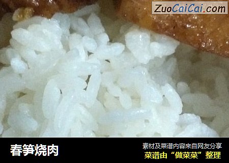 春笋烧肉
