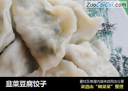 韭菜豆腐饺子
