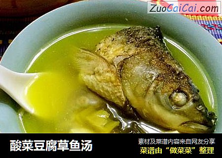 酸菜豆腐草鱼汤