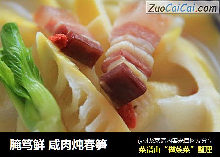 腌笃鲜 咸肉炖春笋