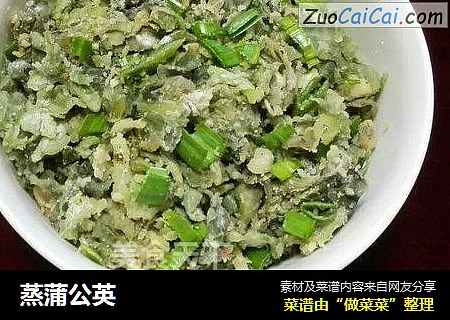 蒸蒲公英