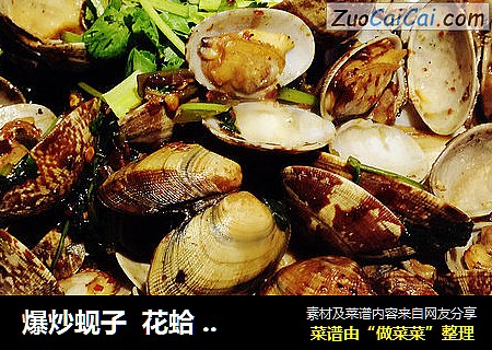 爆炒蚬子  花蛤 蛤蝲