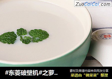 #东菱破壁机#之萝卜丝鲫鱼浓汤