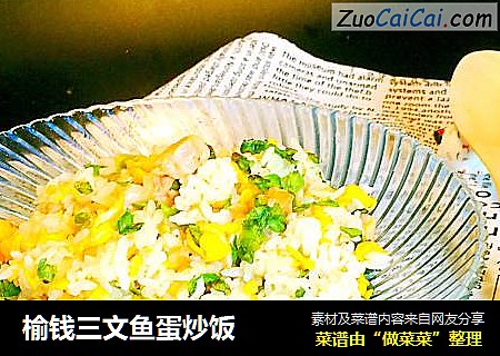 榆钱三文鱼蛋炒饭