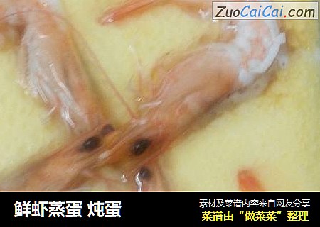 鲜虾蒸蛋炖蛋