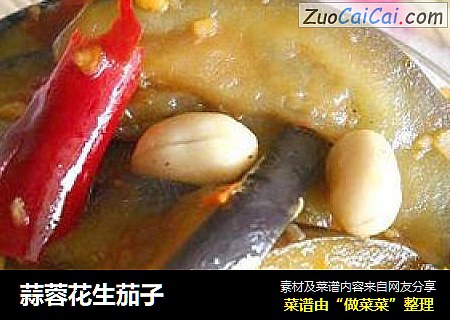 蒜蓉花生茄子