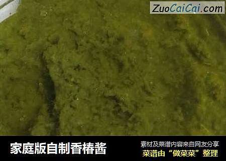 家庭版自制香椿酱