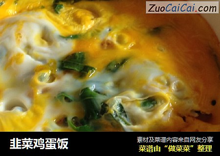 韭菜鸡蛋饭
