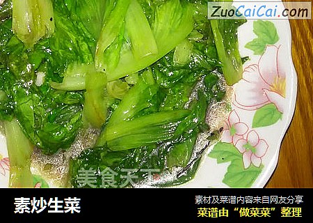 素炒生菜