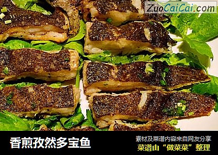 香煎孜然多宝鱼