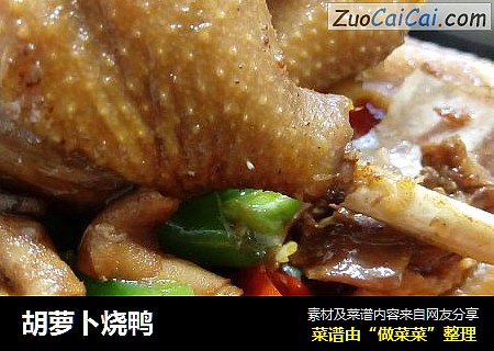 胡萝卜烧鸭