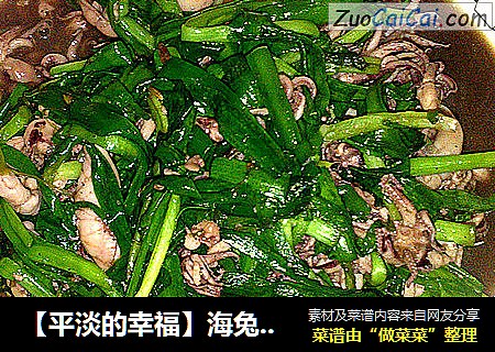 【平淡的幸福】海兔炒韭菜